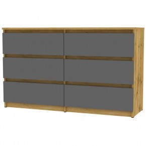 Комод Malta light K143 (ДВ-Графит) в Сысерти - sysert.mebel24.online | фото