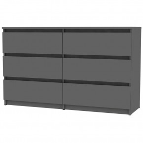Комод Malta light K143 (Графит) в Сысерти - sysert.mebel24.online | фото