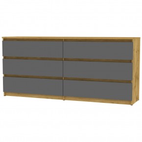 Комод Malta light K144 (ДВ-Графит) в Сысерти - sysert.mebel24.online | фото