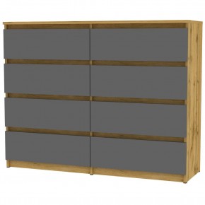 Комод Malta light K146 (ДВ-Графит) в Сысерти - sysert.mebel24.online | фото