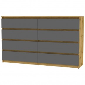 Комод Malta light K147 (ДВ-Графит) в Сысерти - sysert.mebel24.online | фото