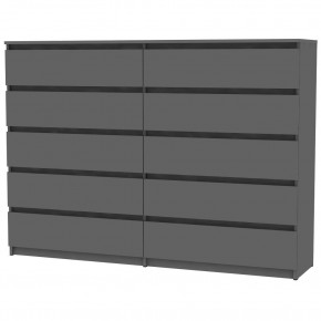 Комод Malta light K156 (Графит) в Сысерти - sysert.mebel24.online | фото