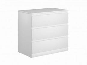 Комод МАЛЬТА с тремя выдвижными ящиками, цвет белый в Сысерти - sysert.mebel24.online | фото