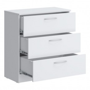 Комод мини Париж (Белый тиснение) в Сысерти - sysert.mebel24.online | фото 2