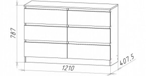 НИЦЦА-7 Комод (НЦ.07) в Сысерти - sysert.mebel24.online | фото 3
