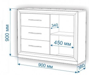 Комод Нобиле Км-120/38 ФГ в Сысерти - sysert.mebel24.online | фото 3