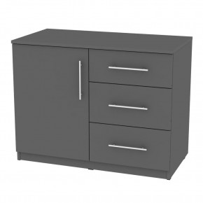 Комод "Калисто (K12)" ручка рейлинг (Графит) в Сысерти - sysert.mebel24.online | фото
