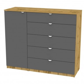 Комод "Калисто (K40)" ручка торцевая (ДВ-Графит) в Сысерти - sysert.mebel24.online | фото