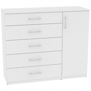 Комод "Калисто (K41)" ручка рейлинг (Белый) в Сысерти - sysert.mebel24.online | фото