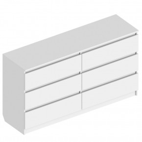 Комод с 6 ящиками 1400 "Бьянко" (Белый лофт) в Сысерти - sysert.mebel24.online | фото 1