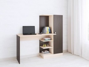 Компьютерный стол Квартет-6 венге/дуб молочный в Сысерти - sysert.mebel24.online | фото