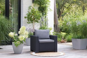 Комплект кресел Калифорния (California chair) графит в Сысерти - sysert.mebel24.online | фото 1