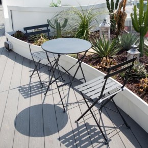 Комплект садовой мебели OTS-001R (стол + 2 стула) металл в Сысерти - sysert.mebel24.online | фото 2