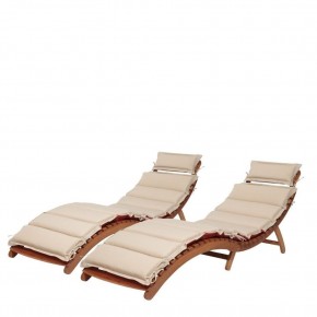 Комплект шезлонги и столик AFM-803A-T133 Beige (2+1) в Сысерти - sysert.mebel24.online | фото 2