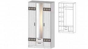 КОСТА-РИКА Шкаф 3-х створчатый (анкор светлый) в Сысерти - sysert.mebel24.online | фото