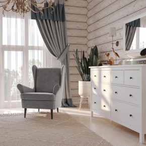 Кресло для отдыха Вало серый, ткань рогожка в Сысерти - sysert.mebel24.online | фото 2