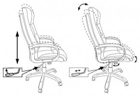 Кресло для руководителя CH-824 в Сысерти - sysert.mebel24.online | фото 10