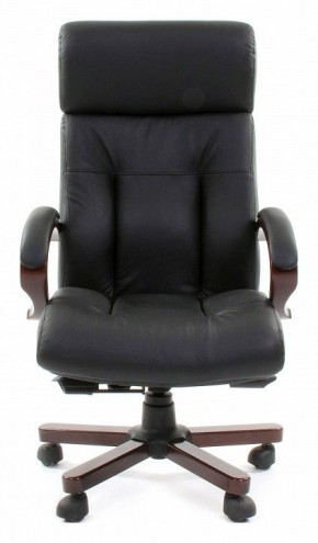 Кресло для руководителя Chairman 421 черный/орех темный, черный в Сысерти - sysert.mebel24.online | фото 2