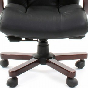 Кресло для руководителя Chairman 421 черный/орех темный, черный в Сысерти - sysert.mebel24.online | фото 4