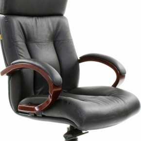 Кресло для руководителя Chairman 421 черный/орех темный, черный в Сысерти - sysert.mebel24.online | фото 6
