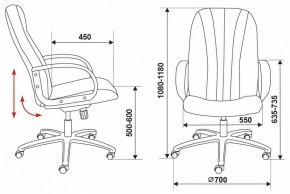 Кресло для руководителя T-898/3C11BL в Сысерти - sysert.mebel24.online | фото 10