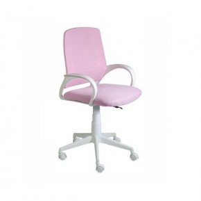 Кресло Ирис White сетка/ткань розовая в Сысерти - sysert.mebel24.online | фото 1