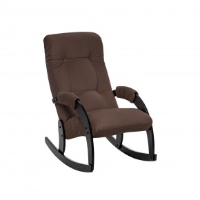 Кресло-качалка Модель 67 Венге, ткань V 26 в Сысерти - sysert.mebel24.online | фото