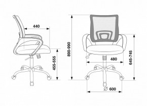 Кресло компьютерное CH-695N/SL/BL/TW-11 в Сысерти - sysert.mebel24.online | фото 6