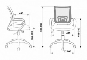 Кресло компьютерное CH-695N/BL/TW-11 в Сысерти - sysert.mebel24.online | фото 12