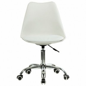 Кресло стул BRABIX "Eames MG-310 CH", хром, пластик белый, экокожа белая, 532923 в Сысерти - sysert.mebel24.online | фото 1