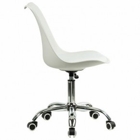 Кресло стул BRABIX "Eames MG-310 CH", хром, пластик белый, экокожа белая, 532923 в Сысерти - sysert.mebel24.online | фото 3