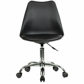 Кресло стул BRABIX "Eames MG-310 CH", хром, пластик черный, экокожа черная, 532925 в Сысерти - sysert.mebel24.online | фото 1