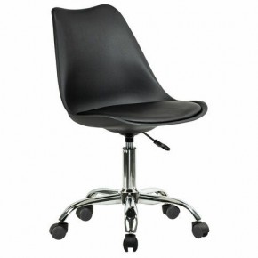 Кресло стул BRABIX "Eames MG-310 CH", хром, пластик черный, экокожа черная, 532925 в Сысерти - sysert.mebel24.online | фото 2