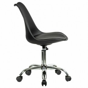 Кресло стул BRABIX "Eames MG-310 CH", хром, пластик черный, экокожа черная, 532925 в Сысерти - sysert.mebel24.online | фото 3