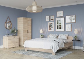 Кровать 1,6 VICTOR + основание (Сонома) в Сысерти - sysert.mebel24.online | фото 4