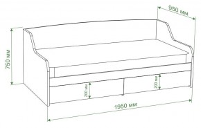 Кровать Бартоло КРД в Сысерти - sysert.mebel24.online | фото 2