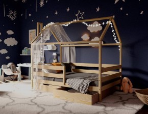 Кровать-домик 80*190 без покраски в Сысерти - sysert.mebel24.online | фото