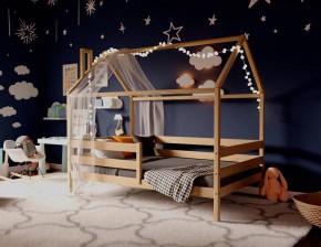 Кровать-домик 80*190 без покраски в Сысерти - sysert.mebel24.online | фото 3