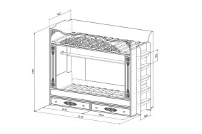 Кровать двухъярусная Ассоль АС-25 в Сысерти - sysert.mebel24.online | фото 4