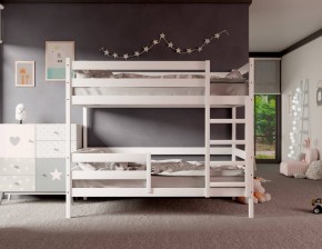 Кровать двухъярусная без крыши 80*190 Белый в Сысерти - sysert.mebel24.online | фото 2