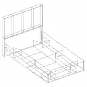 Кровать "Сандра" БЕЗ основания 1200х2000 в Сысерти - sysert.mebel24.online | фото 4