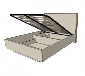 Кровать с основанием с ПМ и местом для хранения (1600) в Сысерти - sysert.mebel24.online | фото 2
