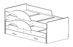 Кровать выкатная Радуга (Матрешка) 800*1600/1650 на щитах в Сысерти - sysert.mebel24.online | фото 2