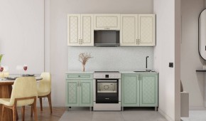 Кухня Версаль 2м Айвори/Васаби Готовое решение в Сысерти - sysert.mebel24.online | фото 2