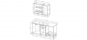 Кухонный гарнитур Антик 1600 (Стол. 38мм) в Сысерти - sysert.mebel24.online | фото 2