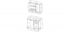 Кухонный гарнитур Белый Глянец 1000 (Стол. 38мм) в Сысерти - sysert.mebel24.online | фото 3