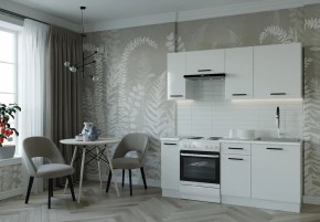 Кухонный гарнитур Белый Глянец 1800 (Стол. 38мм) в Сысерти - sysert.mebel24.online | фото