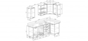 Кухонный гарнитур Белый Глянец 2200*1000 (Стол. 38мм) в Сысерти - sysert.mebel24.online | фото 2