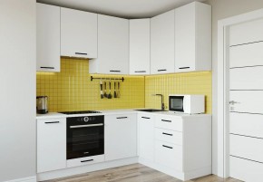 Кухонный гарнитур Белый Глянец 2200*1600 h950 (Стол. 38мм) в Сысерти - sysert.mebel24.online | фото