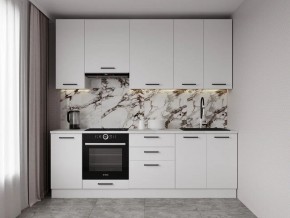 Кухонный гарнитур Белый Глянец 2400 h950 (Стол. 38мм) в Сысерти - sysert.mebel24.online | фото